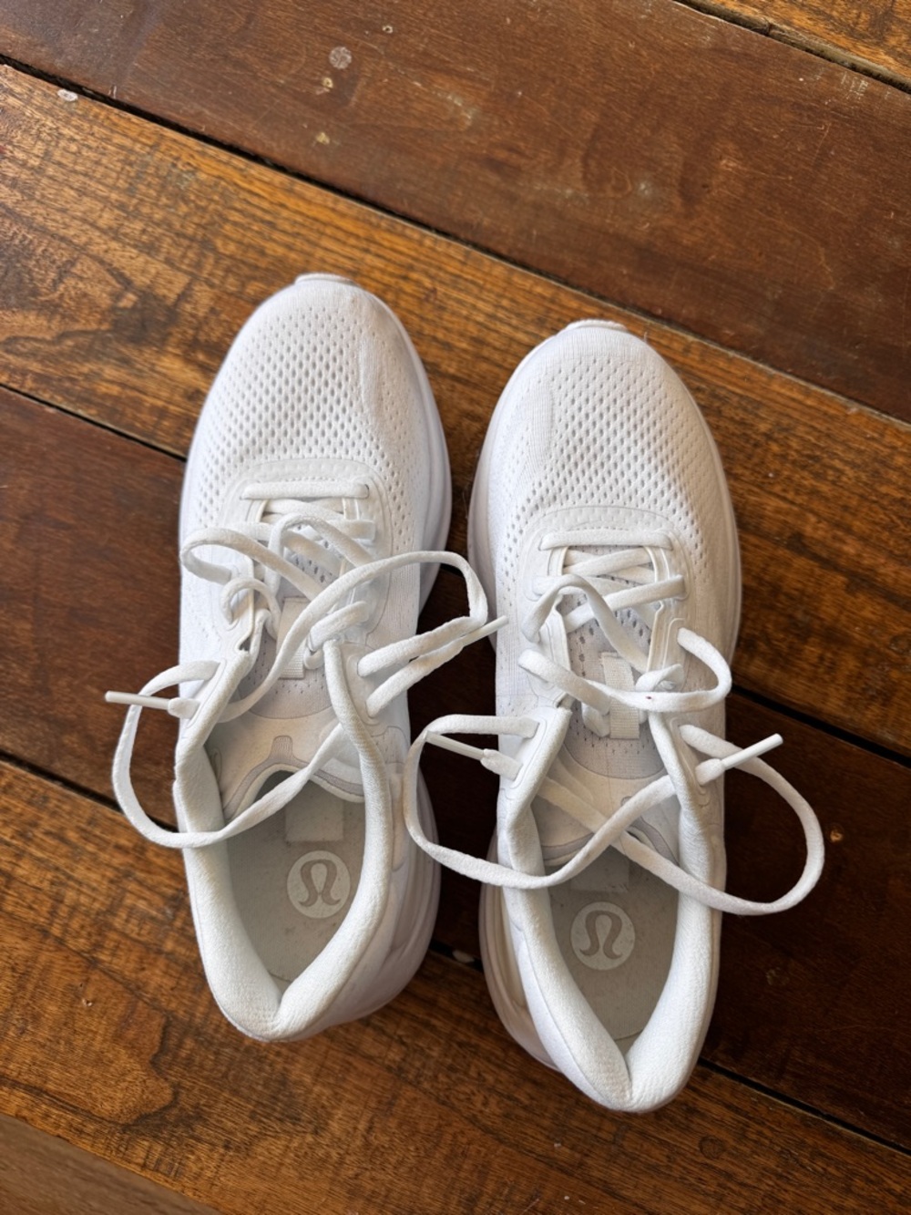 Lululemon All-White Athletic Sneakers
